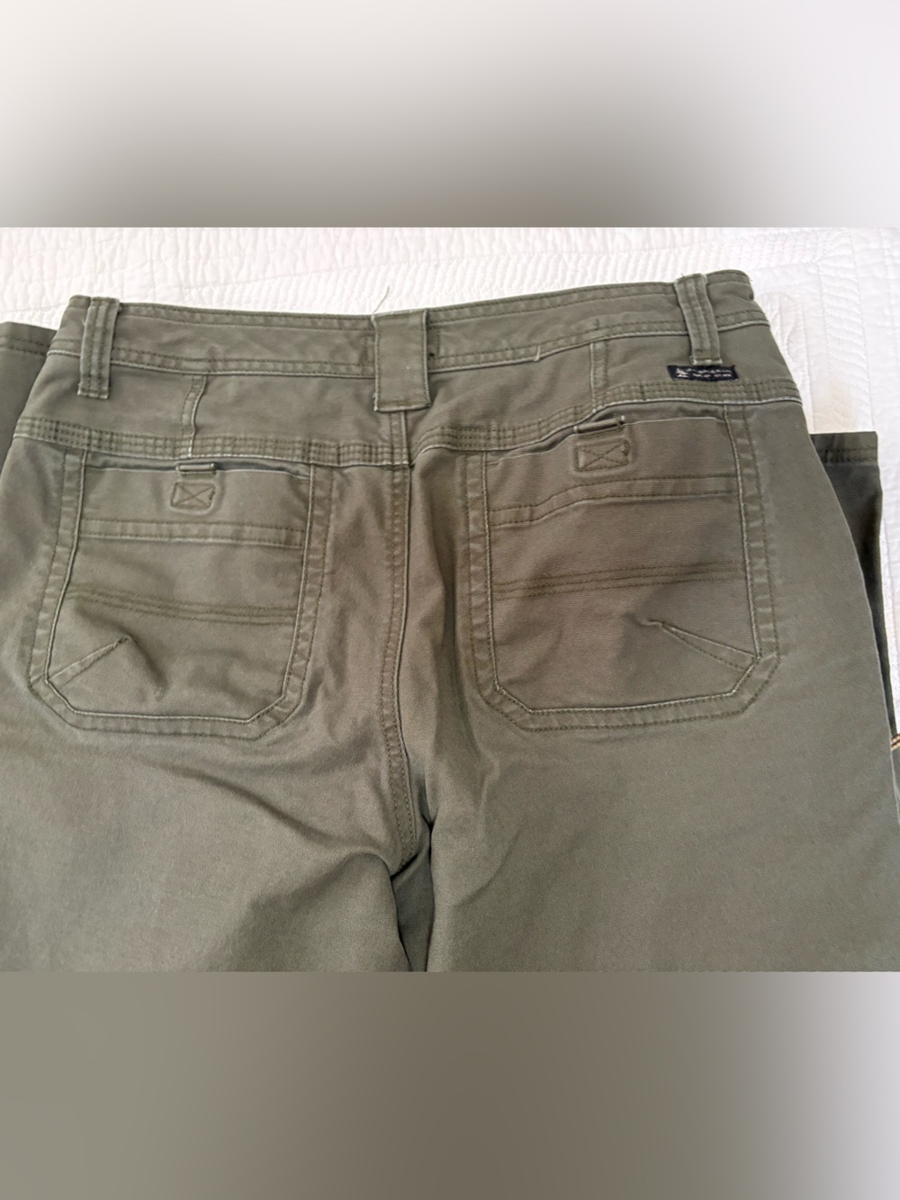 G.H Bass and Co Olive Green Utility Cargo Pants - Picture 5 of 6